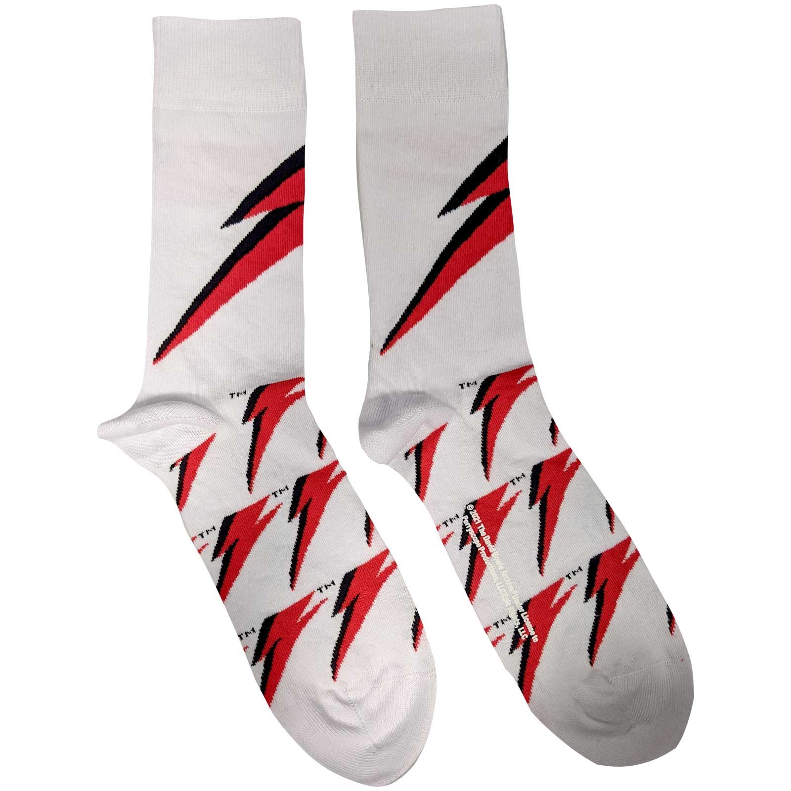 Image of David Bowie Unisex Socks - Flash (UK SIZE 7 - 11) Rock Off